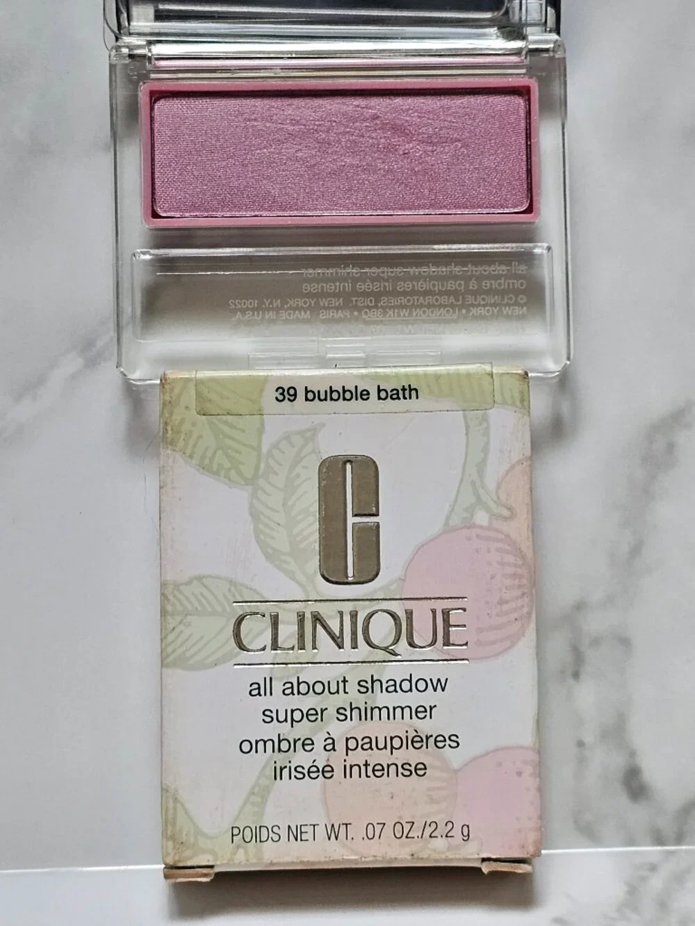 Clinique BUBBLE BATH All About Shadow Super Shimmer (0.07 oz.)